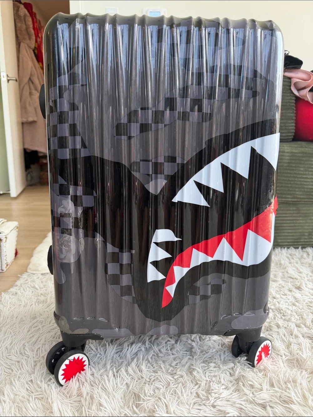 Sprayground 3AM Sharknautics 22” Carry-On Luggage SOLDOUT FOREVER